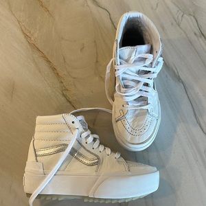 Vans platform high tops sneakers, SZ men’s 4 or women’s 5.5